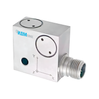 Трехосевой датчик виброускорения ДВУ050-3-Н10-Т5-ВК3